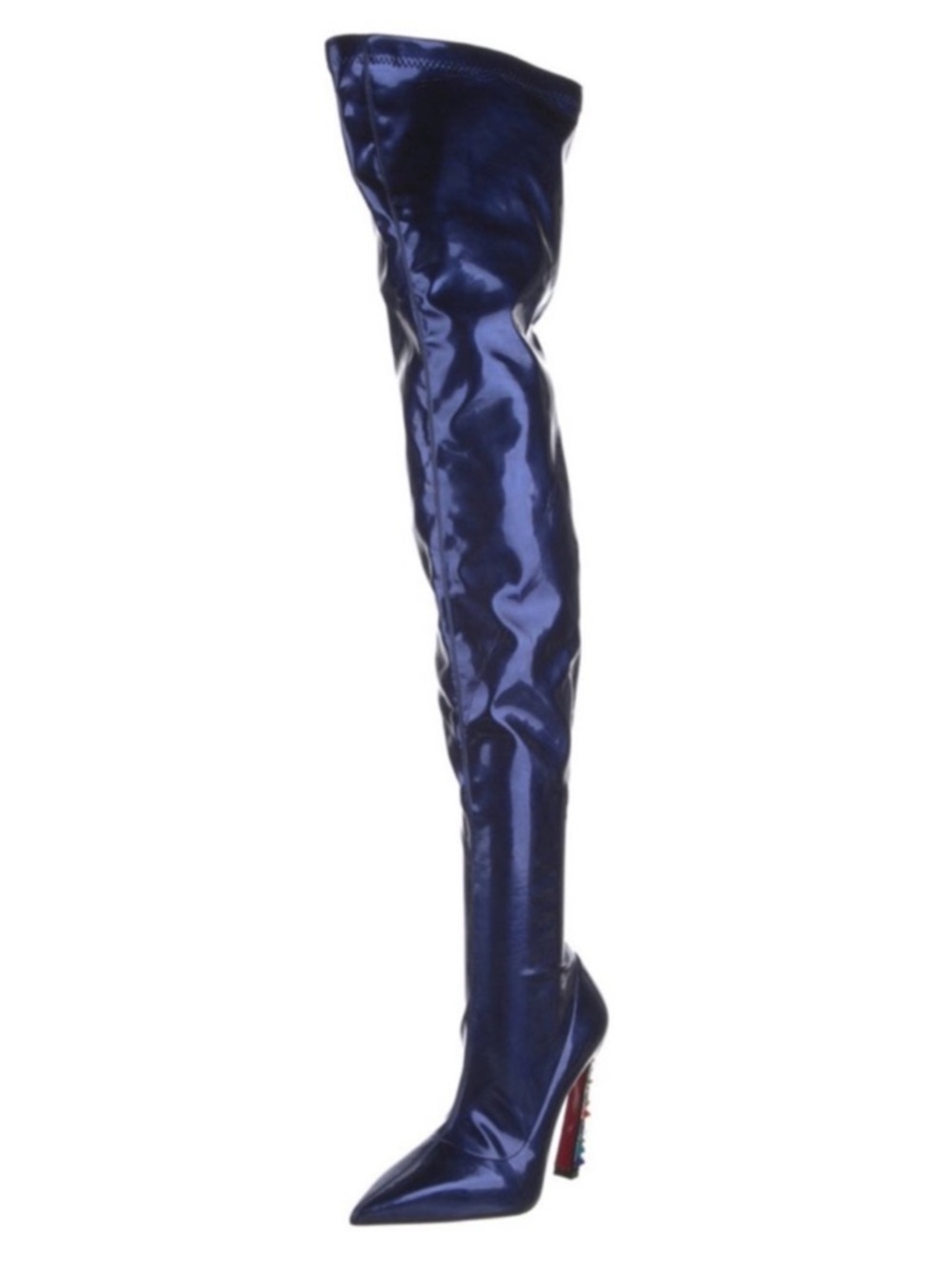 Christian Louboutin Cosmic
Alta Boots 100 Over-the-Knee
Strass RETAIL 3995 - Picture 7 of 13